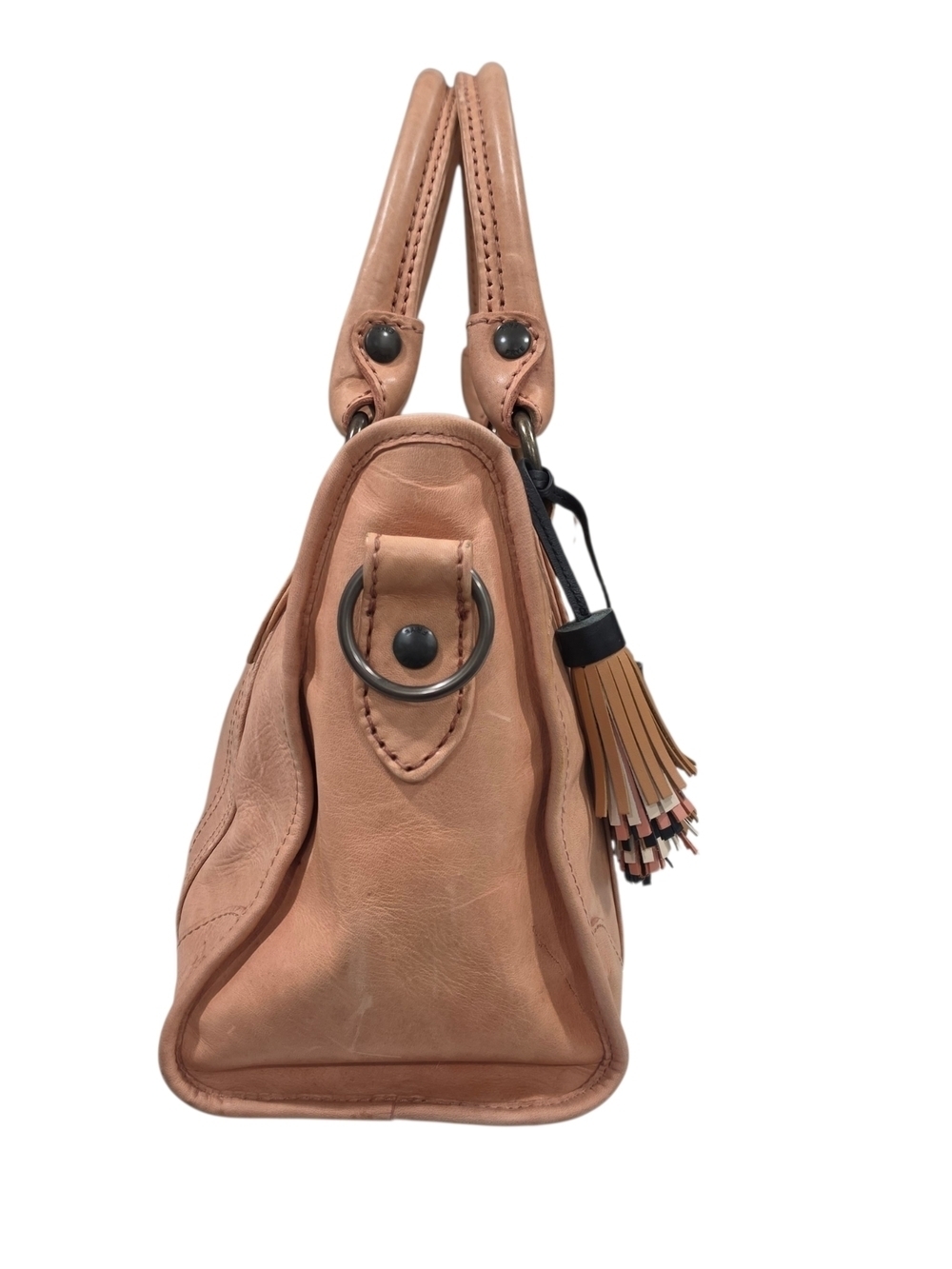 FRYE MELISSA LEATHER SATCHEL WITH MATCHING WALLET - Picture 4 of 12